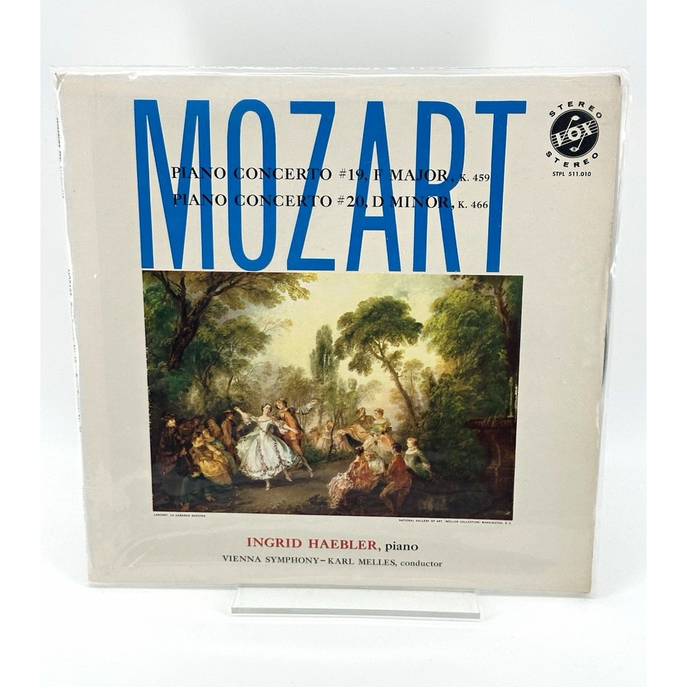 Vox Mozart Piano Concertos 19 & 20 Ingrid Haebler Vienna Symphony Melles LP